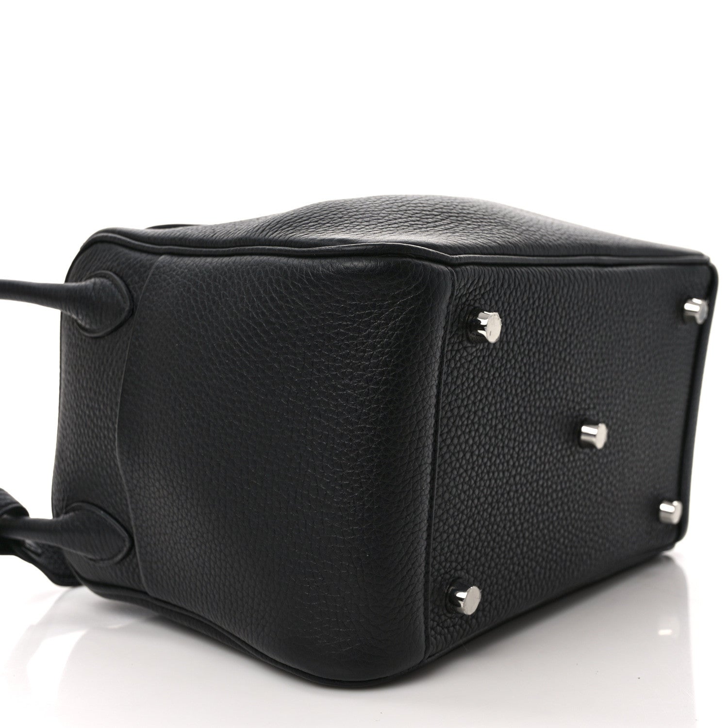 Hermes Taurillon Clemence Lindy 26 Black 7 of 10
