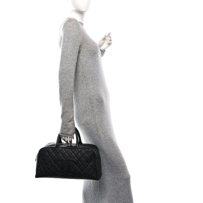 Chanel Caviar Quilted Large Bowler Black 2 of 10