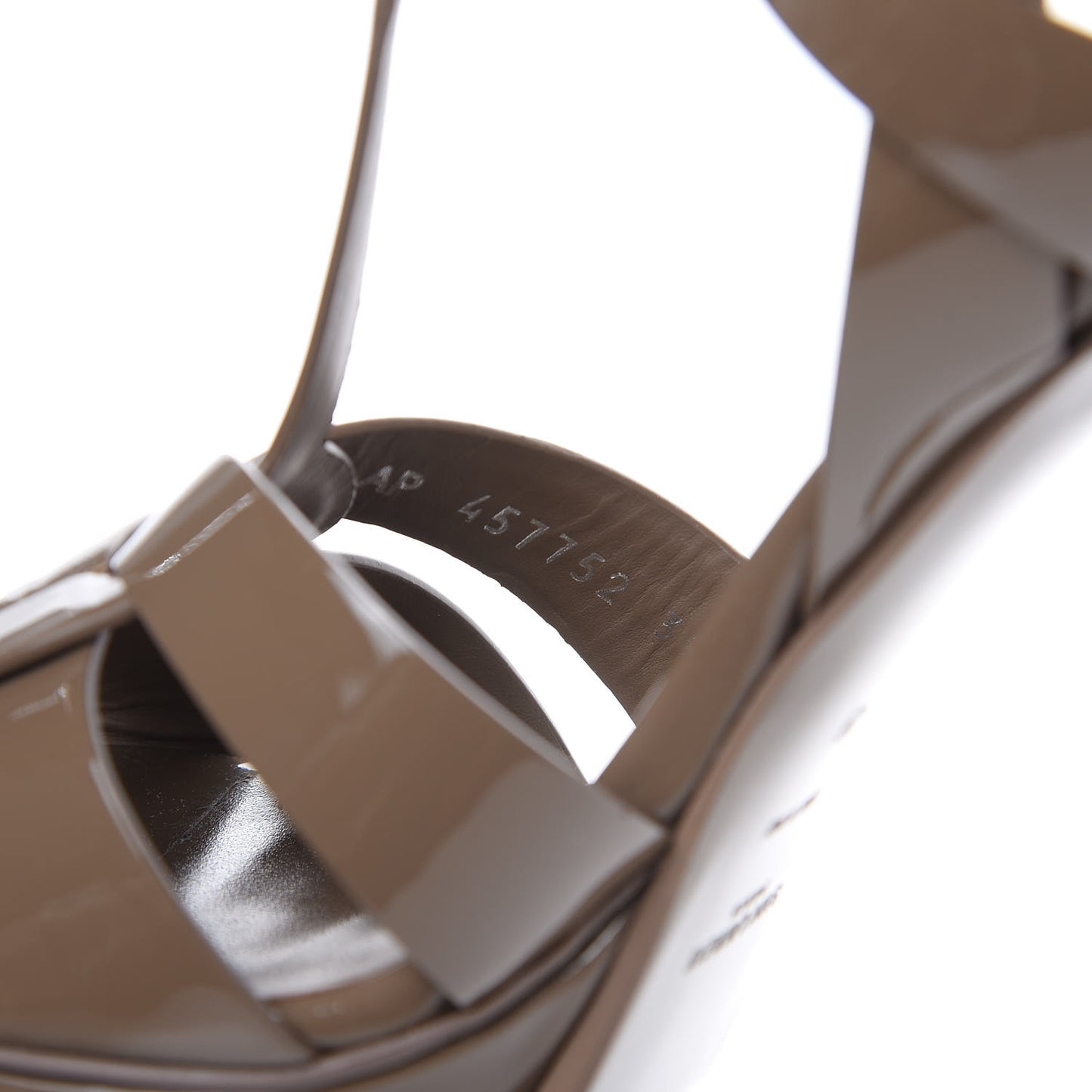 Patent Tribute 105 Platform Sandals 39 Taupe