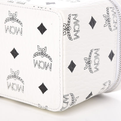 MCM Visetos Vanity Case White 10 of 10