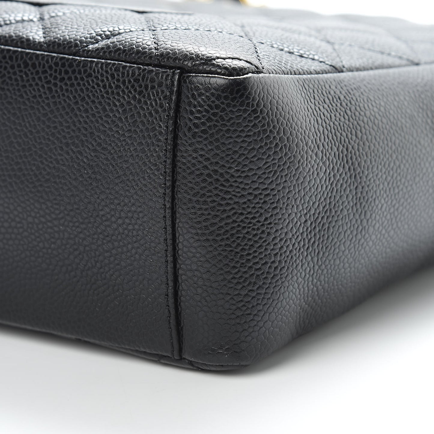 Caviar Petit Shopping Tote PST Black