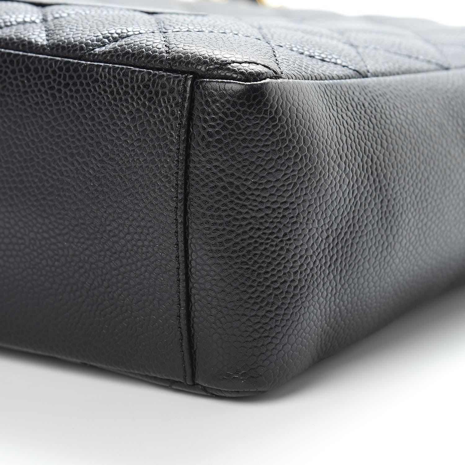 Chanel Caviar Petit Shopping Tote PST Black 10 of 12