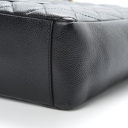 Chanel Caviar Petit Shopping Tote PST Black 10 of 12