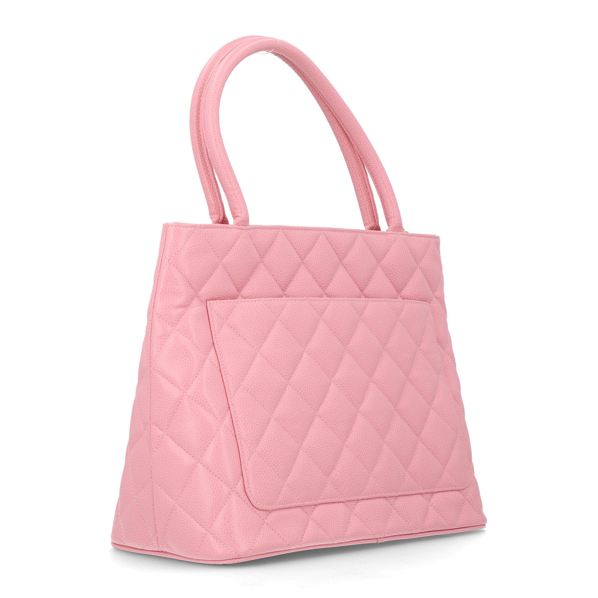 Caviar Medallion CC Tote Light Pink