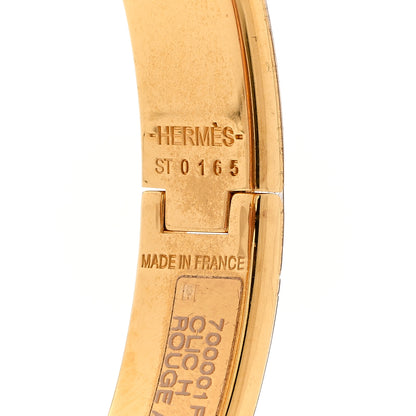 Hermes Enamel Narrow Clic Clac H Bracelet PM Rouge Bandana 4 of 8