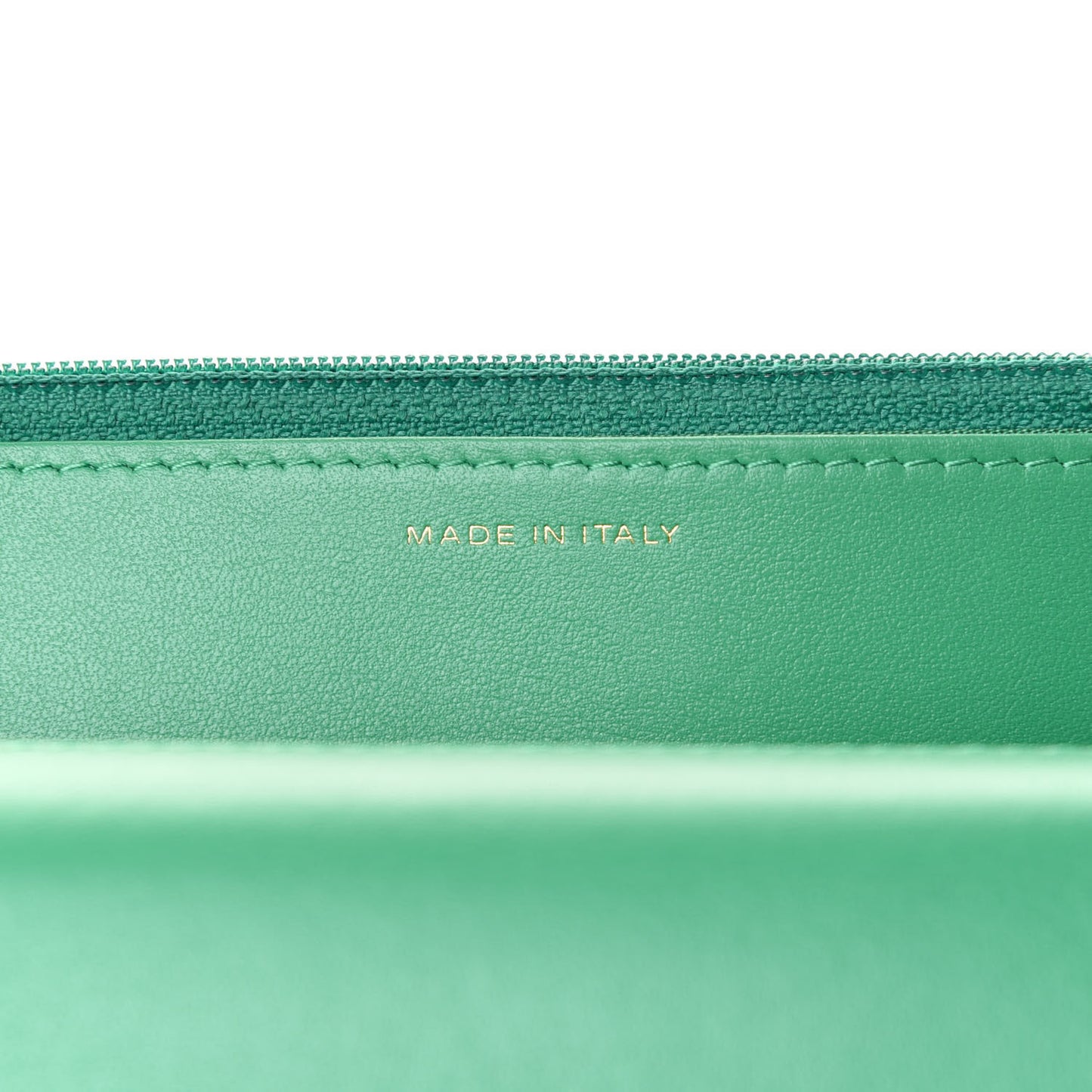 Shiny Lambskin Quilted Chanel 19 Wallet On Chain WOC Green