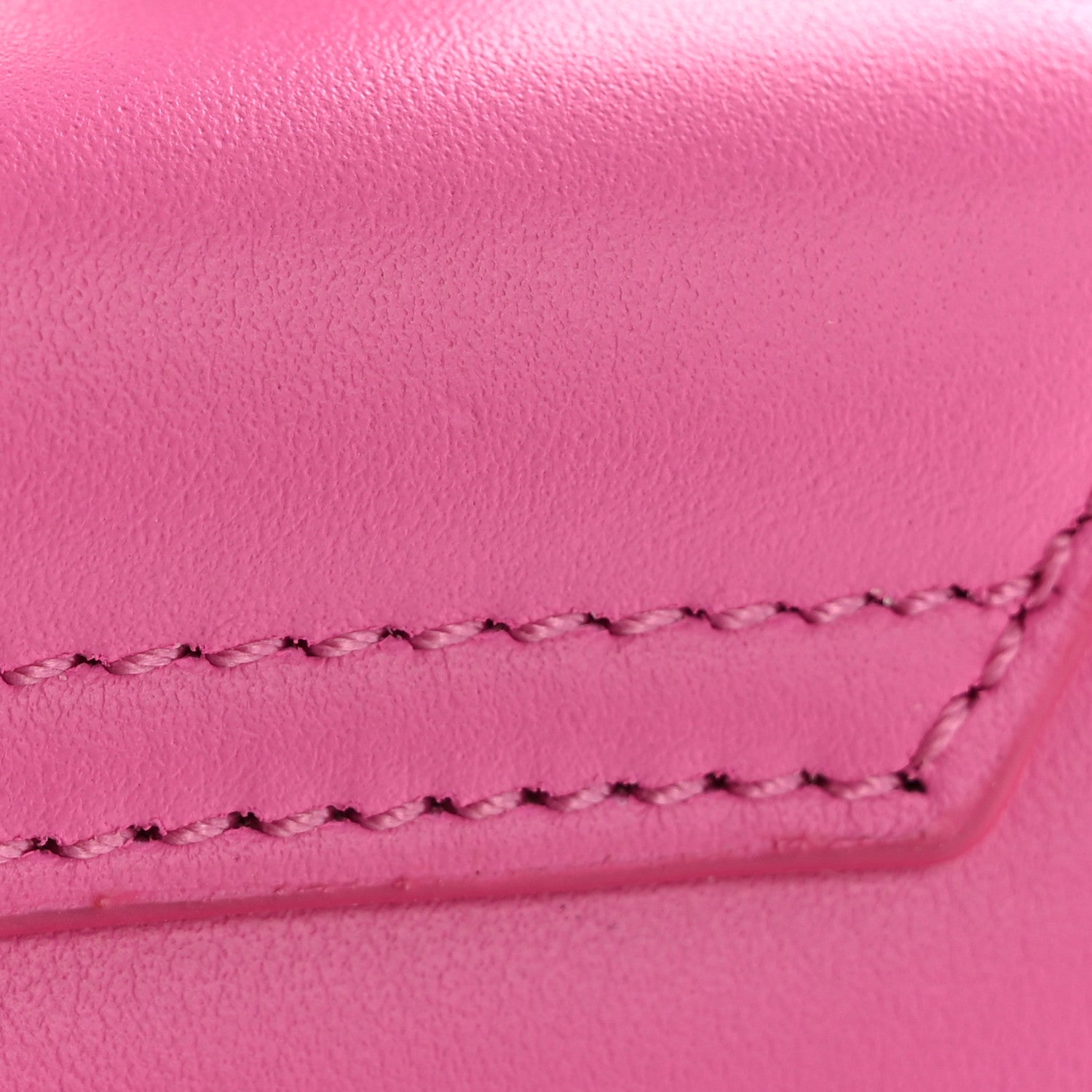 Jacquemus Smooth Calfskin Le Chiquito Noeud Neon Pink 12 of 12