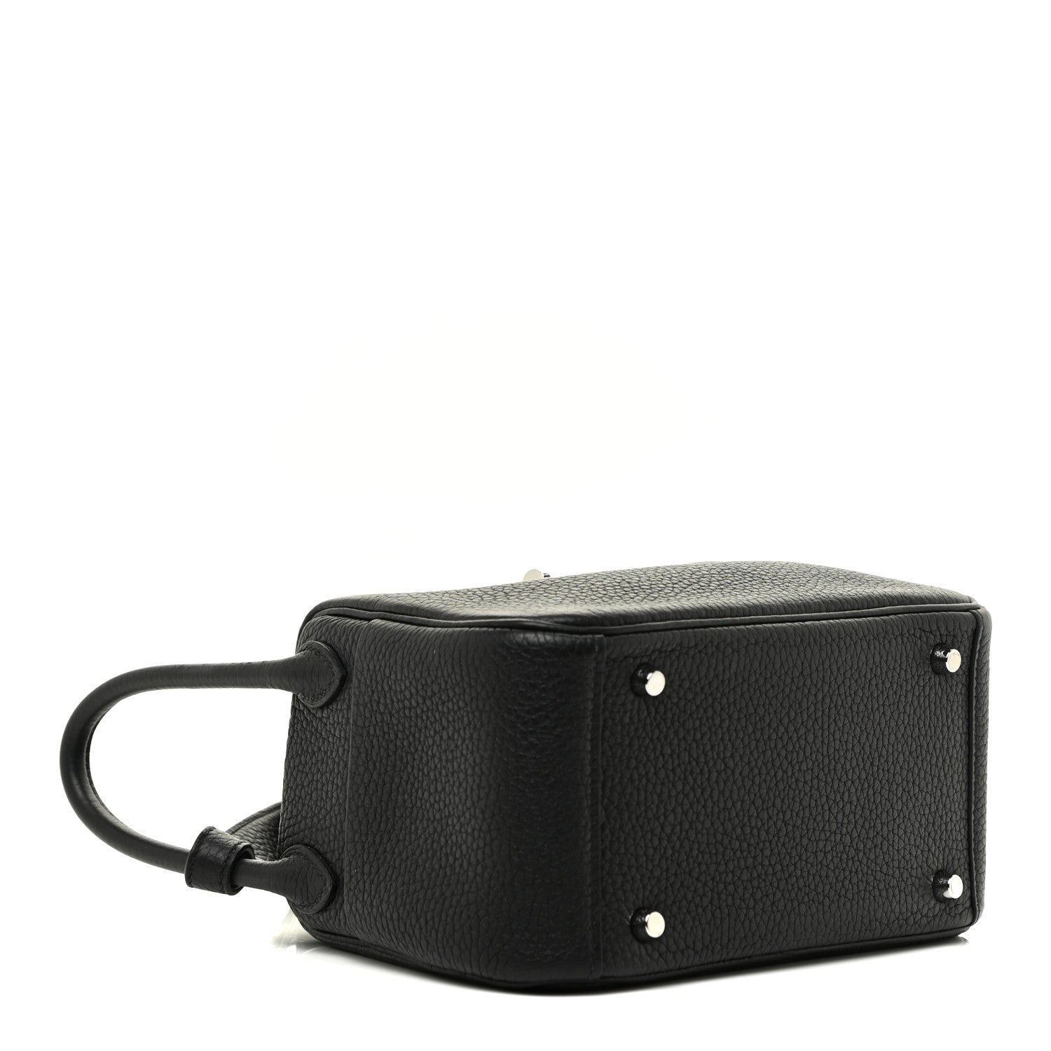 Hermes Taurillon Clemence Mini Lindy 20 Black 4 of 11