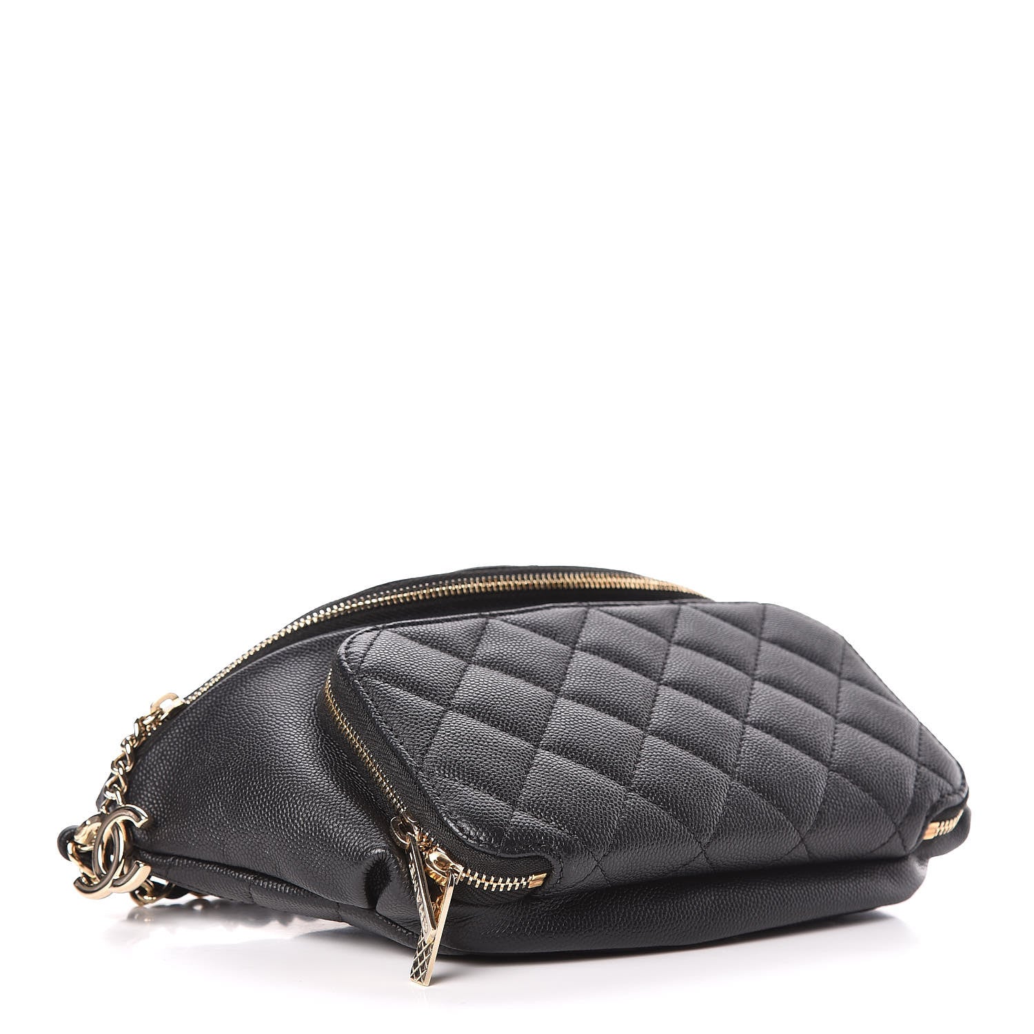 Chanel Caviar Quilted Business Affinity Waist Belt Bag Black 4 of 10