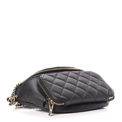 Chanel Caviar Quilted Business Affinity Waist Belt Bag Black 4 of 10