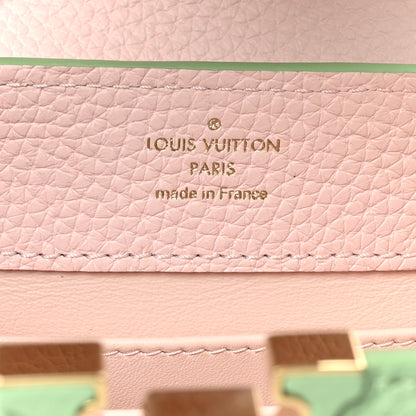 Louis Vuitton Taurillon Mini Capucines Vert Pomme 6 of 9