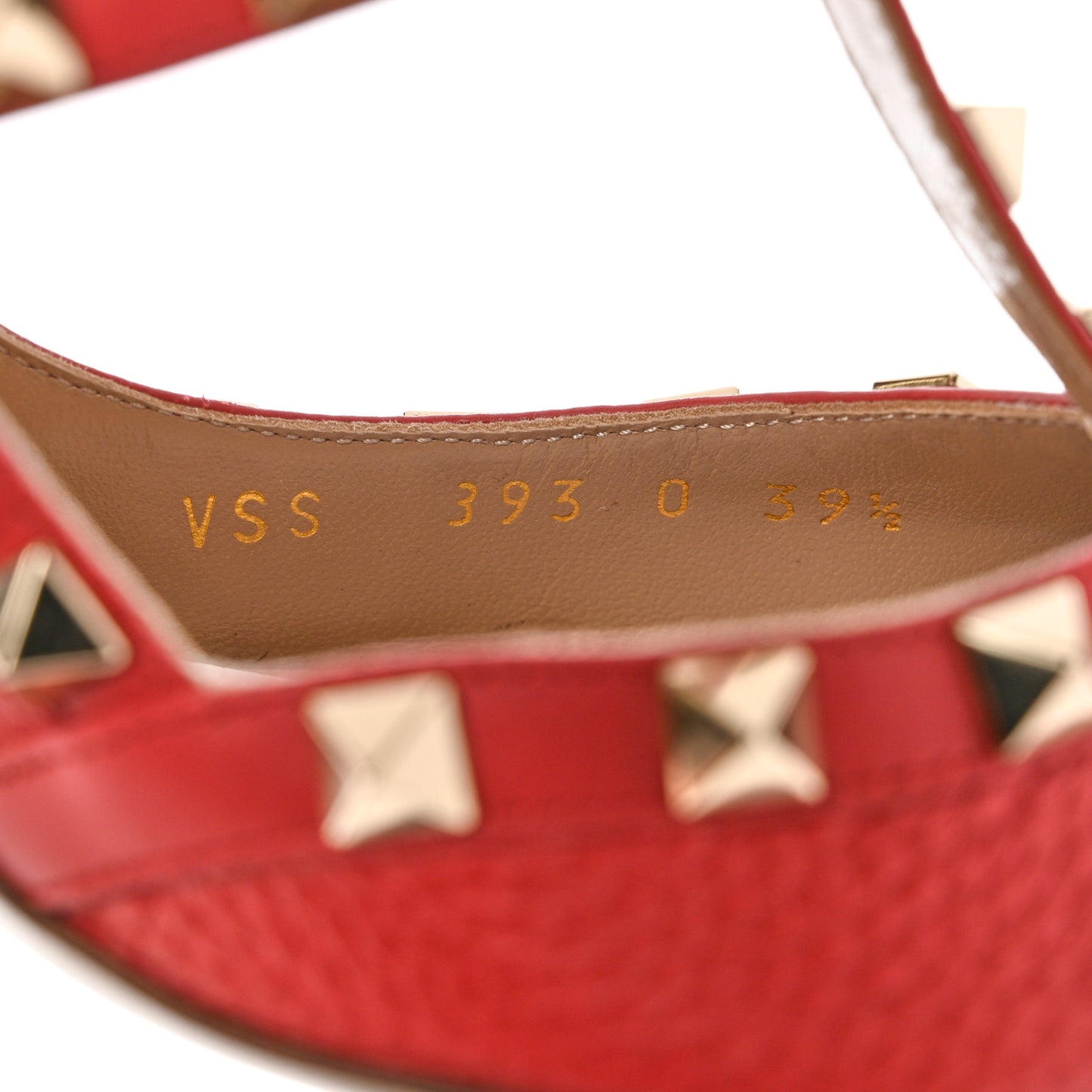 Pebbled Calfskin Rockstud Ankle Strap 100mm Pumps 39.5 Rock Pink