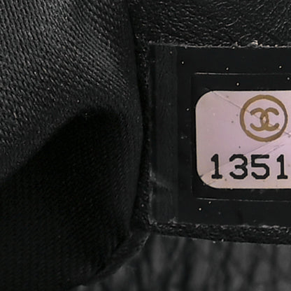 Chanel Glazed Calfskin Stitched On The Road Flap Black 7 of 11