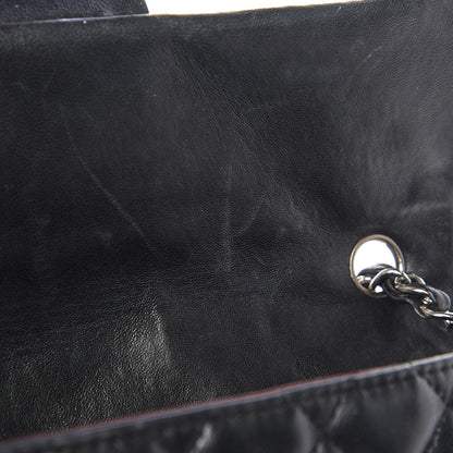 Chanel Lambskin Quilted East West Flap Black 8 of 8