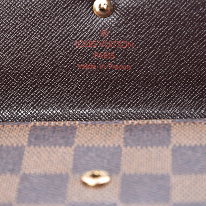Louis Vuitton Damier Ebene Porte Tresor Etui Papier Wallet 6 of 9