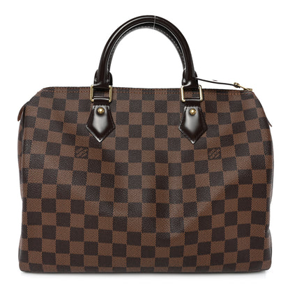 Louis Vuitton Damier Ebene Speedy 30 1 of 10