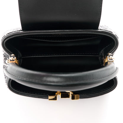 Louis Vuitton Bead Satin Embroidered Mini Capucines Black 5 of 10