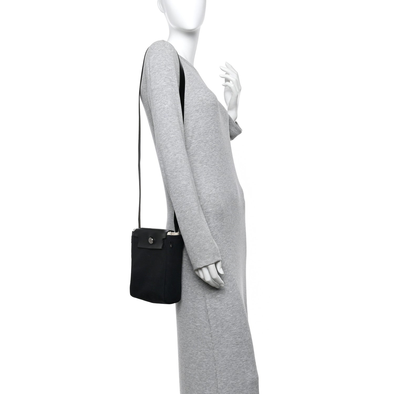 Hermes Toile Herbag TPM Natural Black 2 of 11