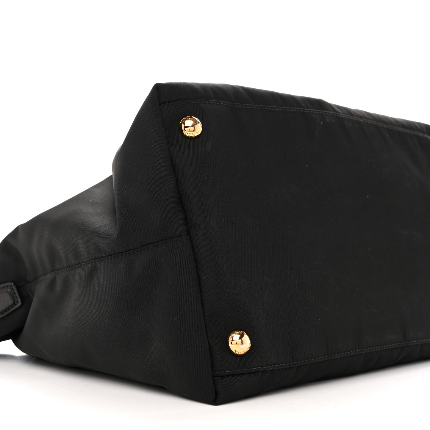 Tessuto Nylon Saffiano Tote Black