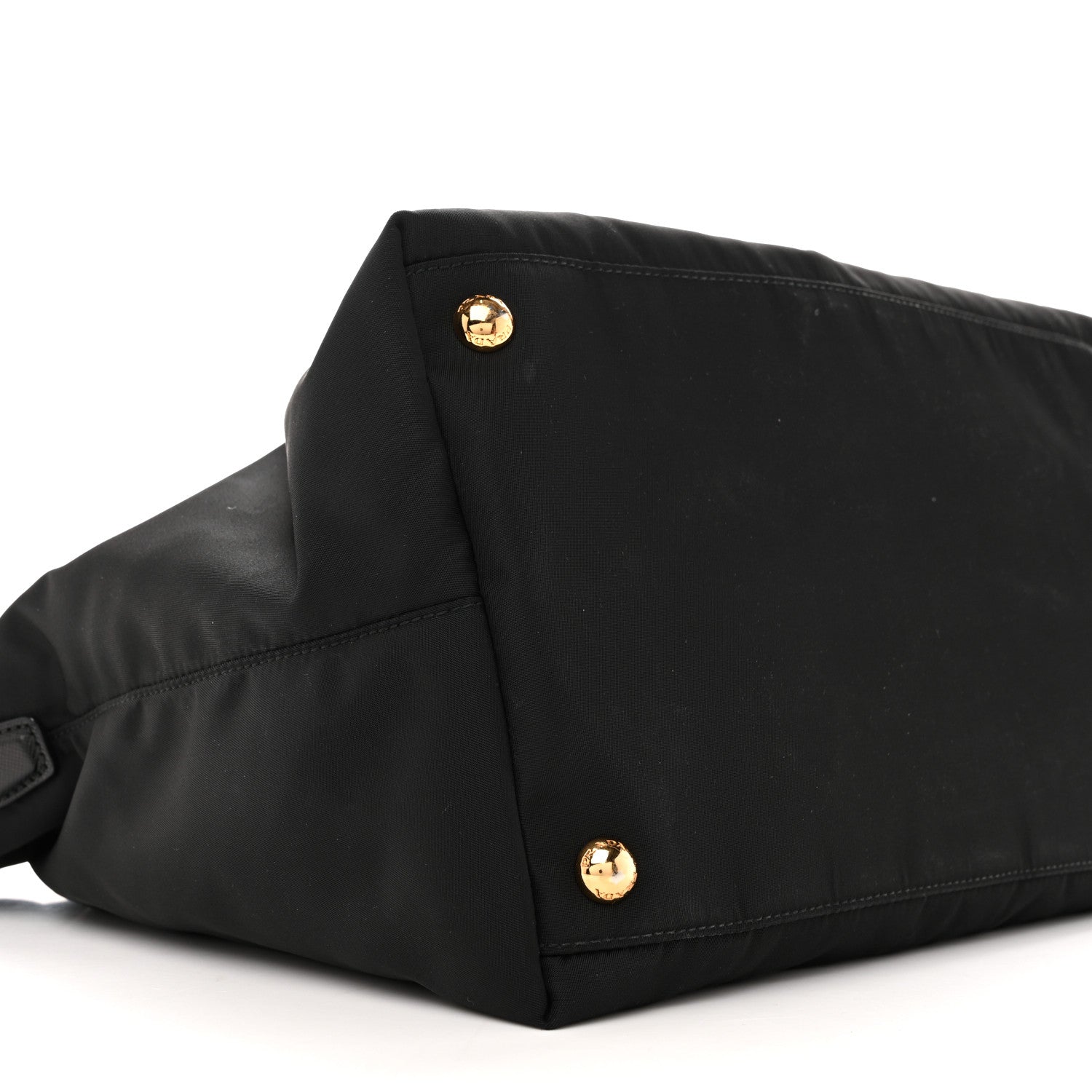 Prada Tessuto Nylon Saffiano Tote Black 10 of 15