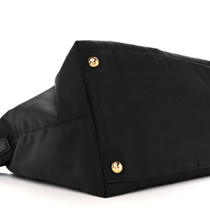 Prada Tessuto Nylon Saffiano Tote Black 10 of 15