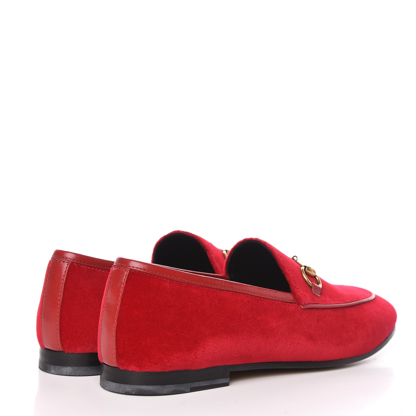 Velvet Horsebit Womens Jordaan Loafers 38 Hibiscus Red