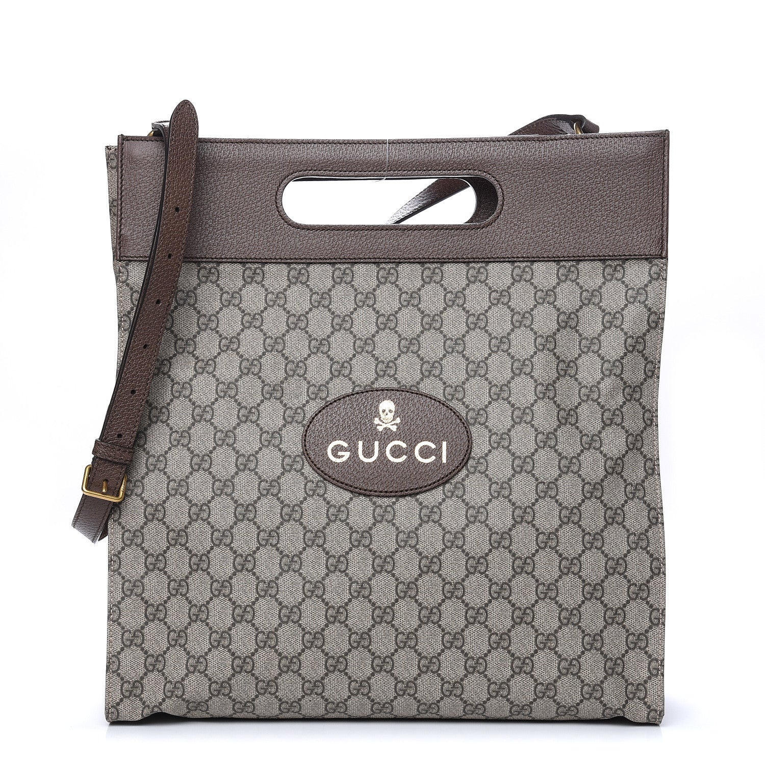 Gucci Soft GG Supreme Monogram Slip Handle Vertical Tote Beige New Acero 1 of 11