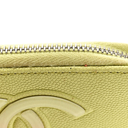 Chanel Caviar Key Holder Case Light Pink Light Green 7 of 9