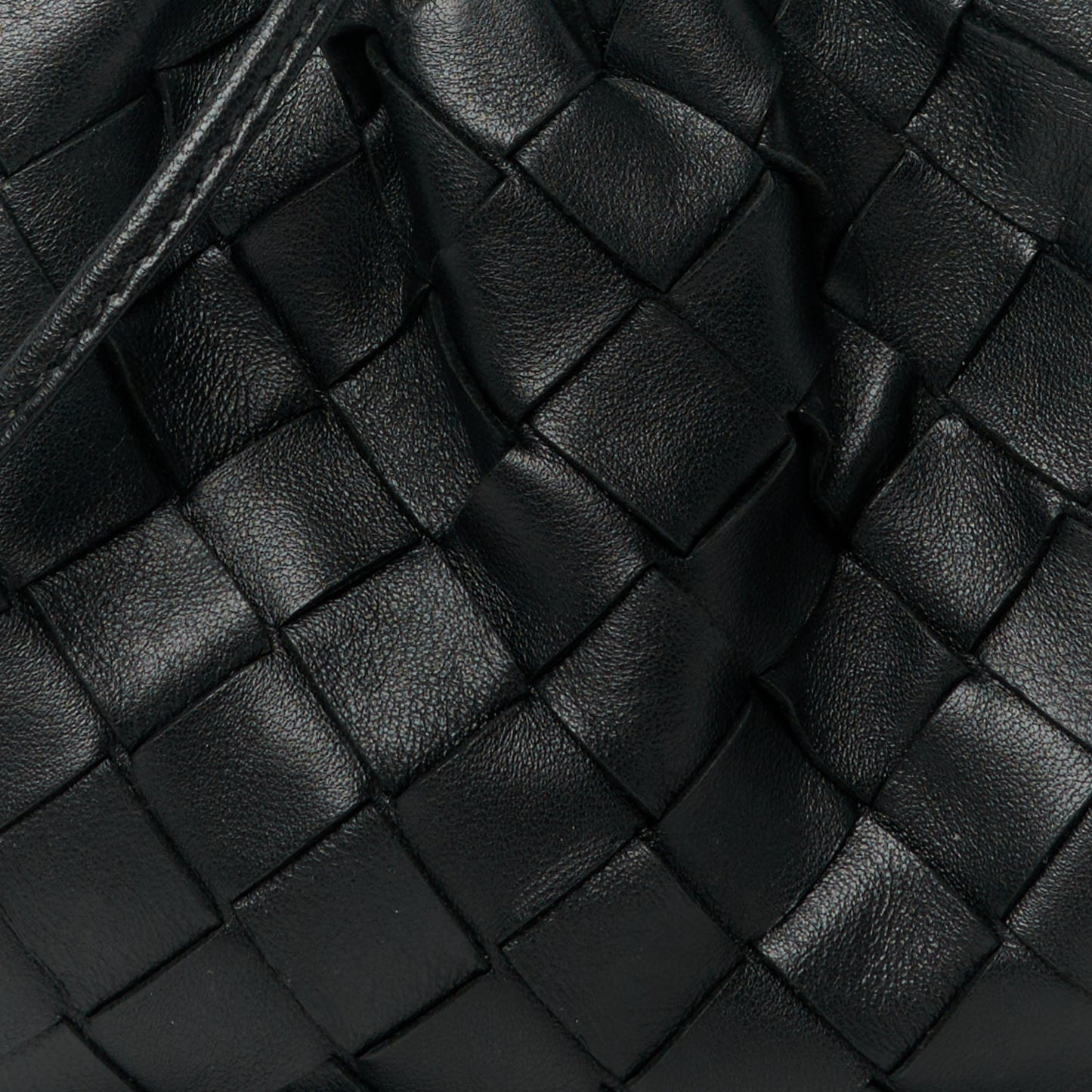 Nappa Intrecciato The Mini Pouch Black