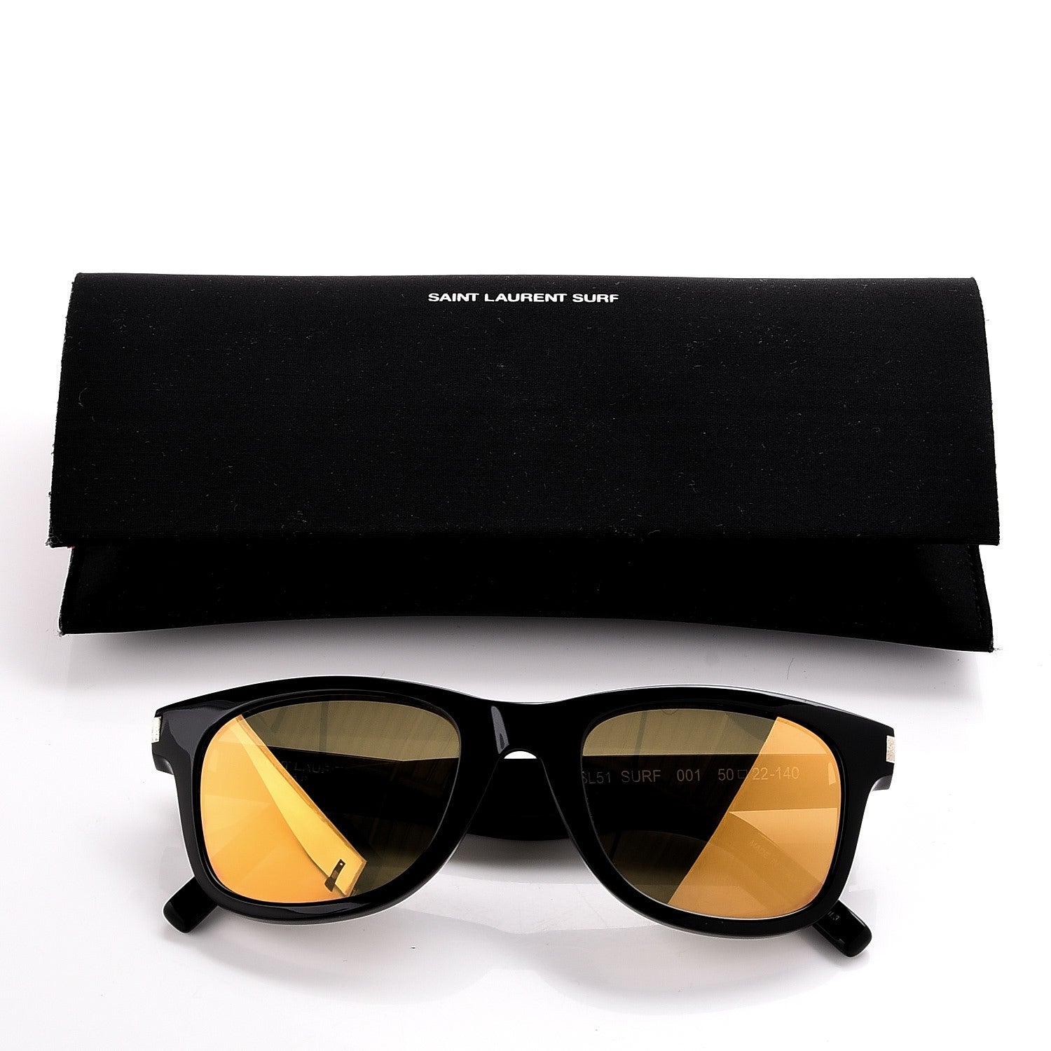 SAINT LAURENT SURF BLACK サングラス Saint Laurent SL51 Surf Sunglasses Black 232746 – FASHIONPHILE