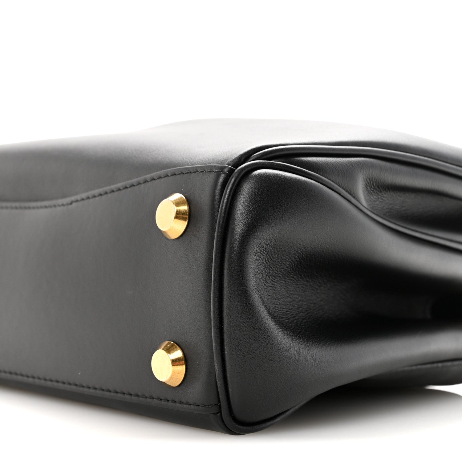 Balenciaga Natural Smooth Calfskin Small Rodeo Top Handle Handbag Black 10 of 10
