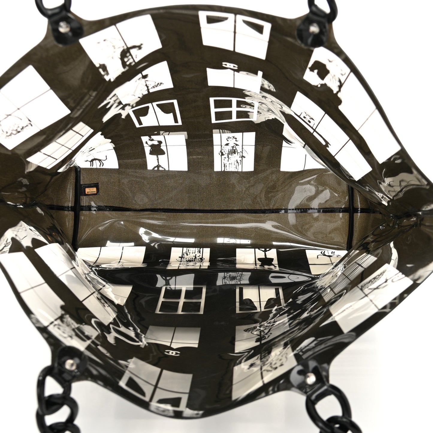 Vinyl Coco Window Tote Black