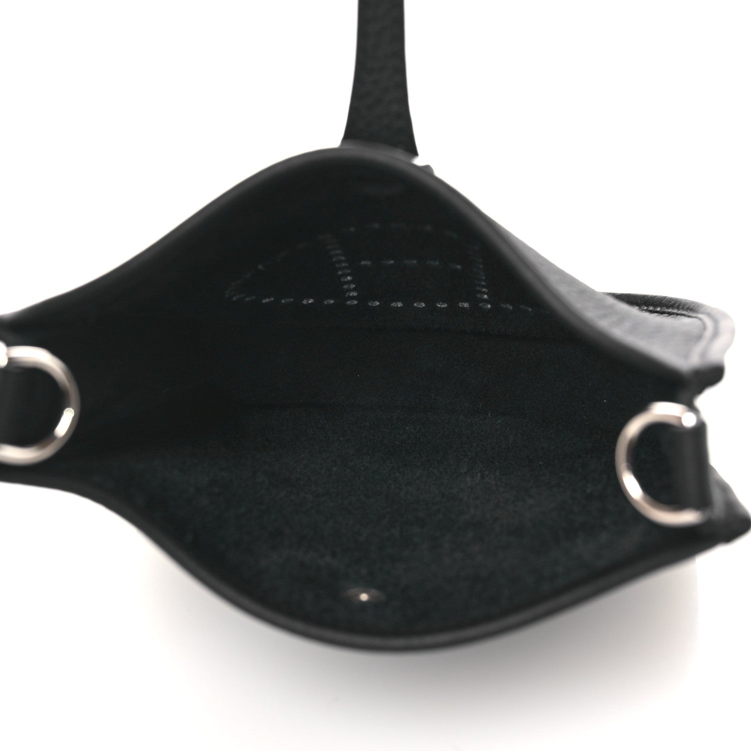 Hermes Taurillon Clemence Evelyne TPM Black 4 of 11