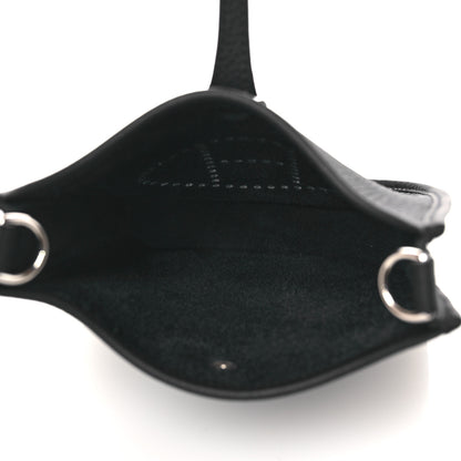Hermes Taurillon Clemence Evelyne TPM Black 4 of 11