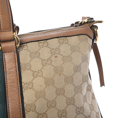 Gucci Monogram Web Medium Rania Top Handle Bag Sand 11 of 18