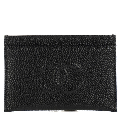 Chanel Caviar Timeless CC Card Holder Black 1 of 8