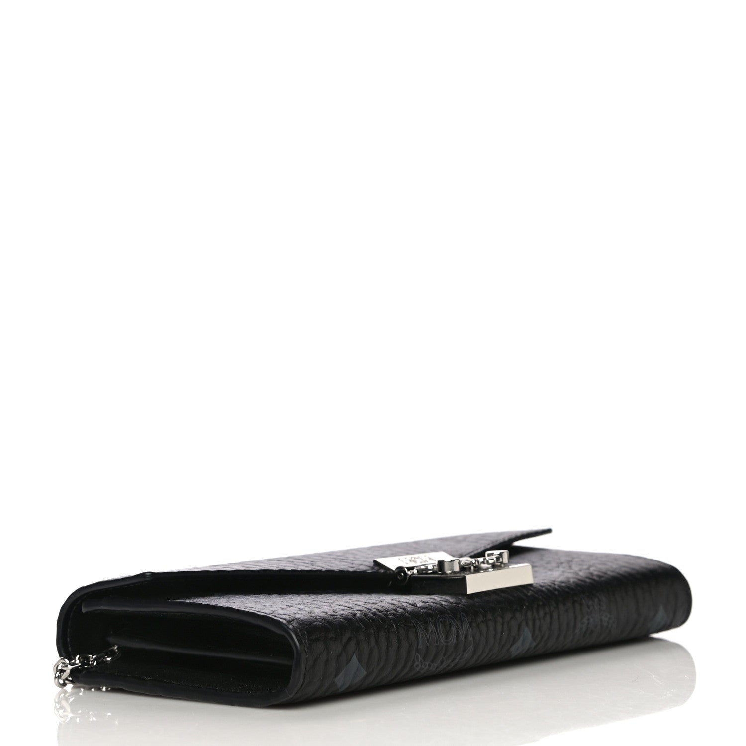 MCM Visetos Large Patricia Wallet On Chain Black 4 of 15