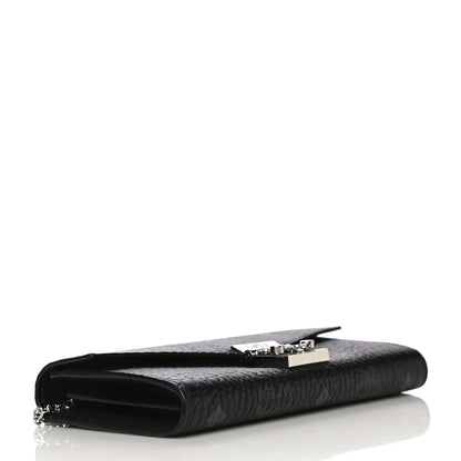 MCM Visetos Large Patricia Wallet On Chain Black 4 of 15