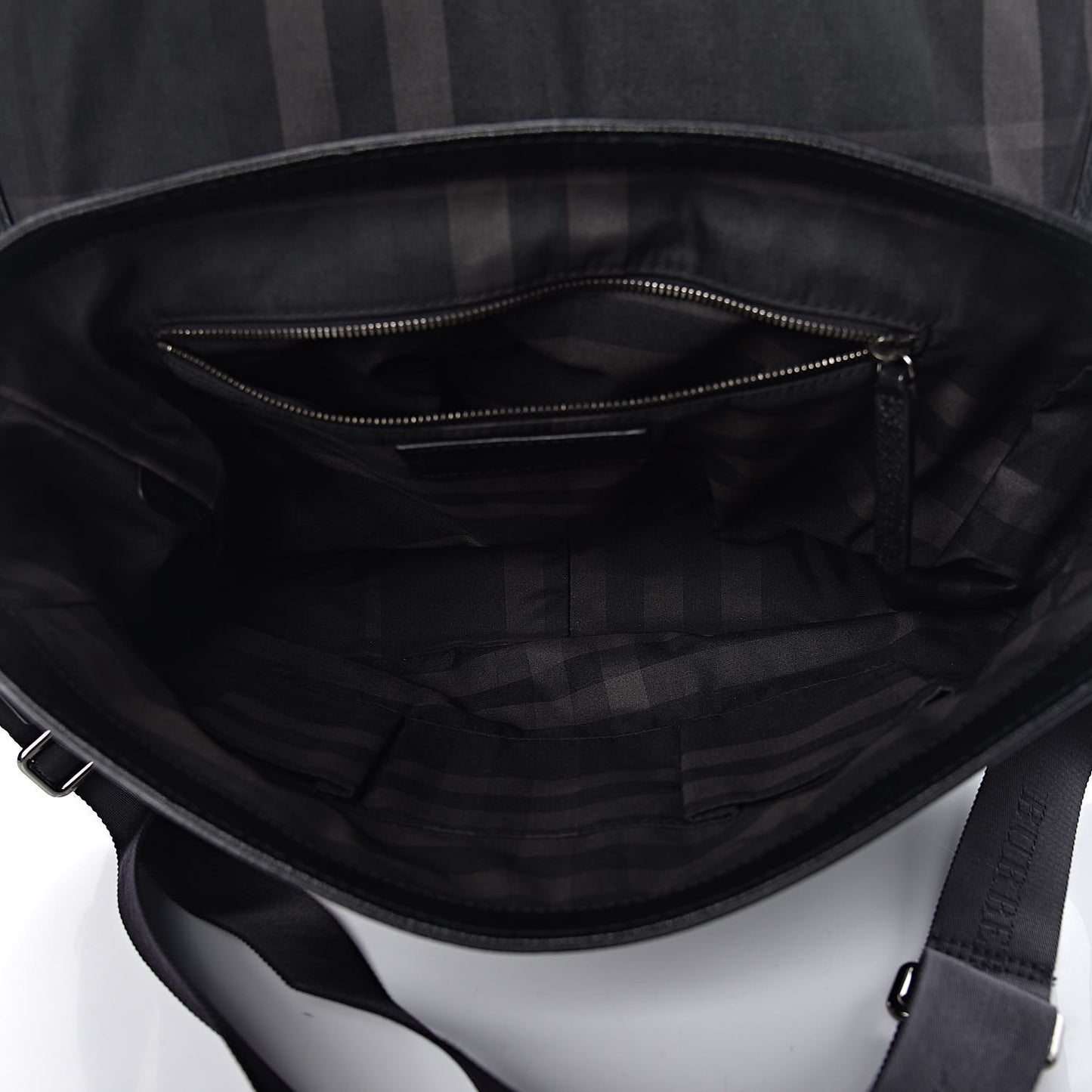 Calfskin Nylon Messenger Ink Blue