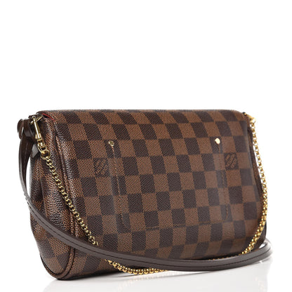 Louis Vuitton Damier Ebene Favorite MM 3 of 10