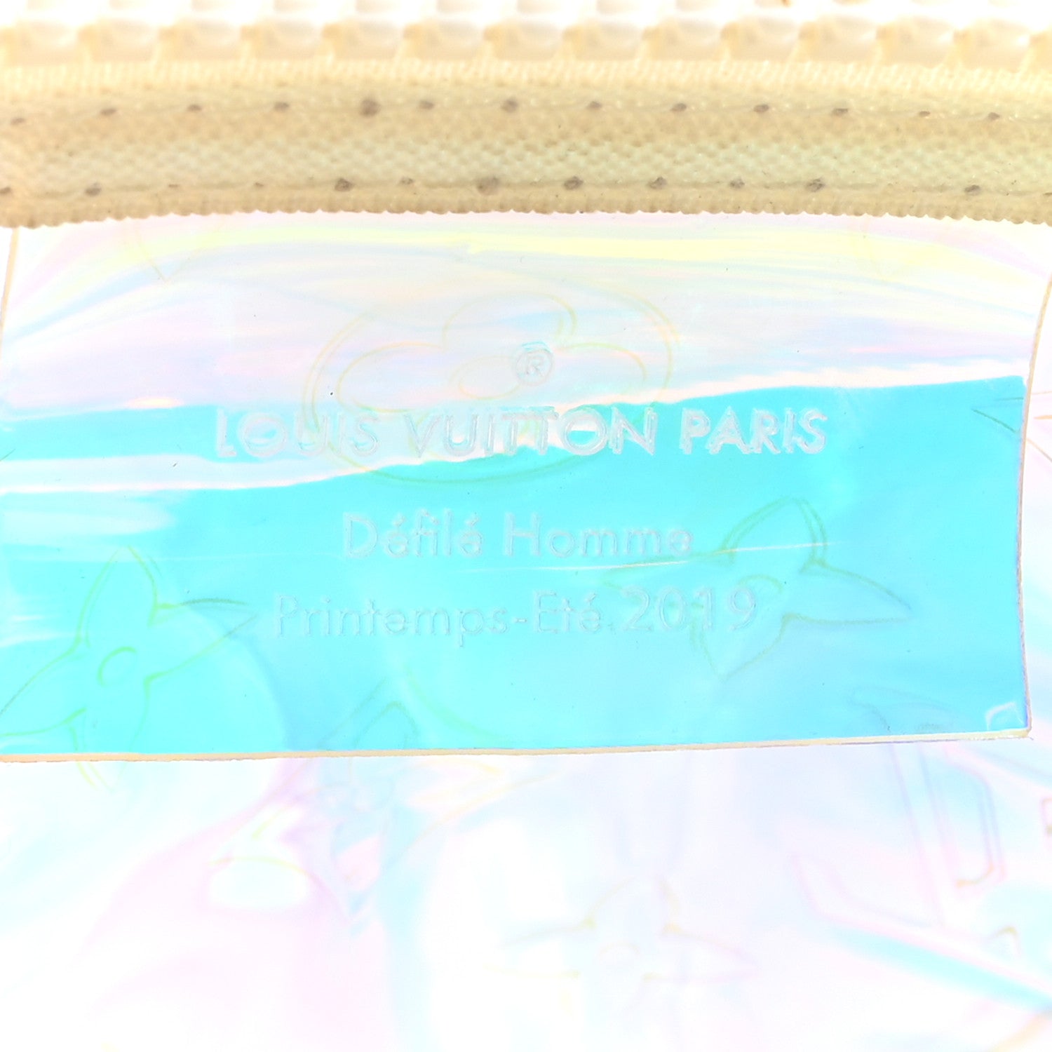 Louis Vuitton PVC Monogram Keepall Bandouliere 50 Iridescent Prism 5 of 10