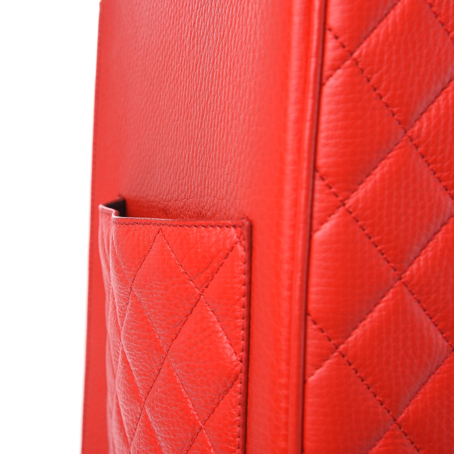 Chanel Calfskin Quilted Coco Case Trolley Red 11 of 14