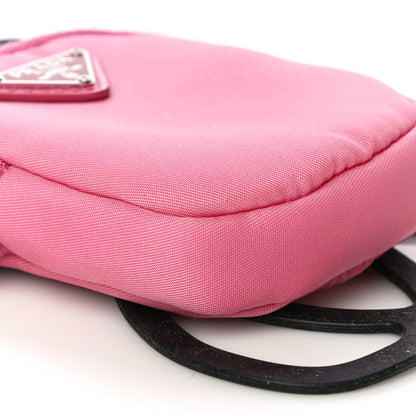 Prada Tessuto Nylon Pocket Smartphone Case Begonia Rosso 9 of 11