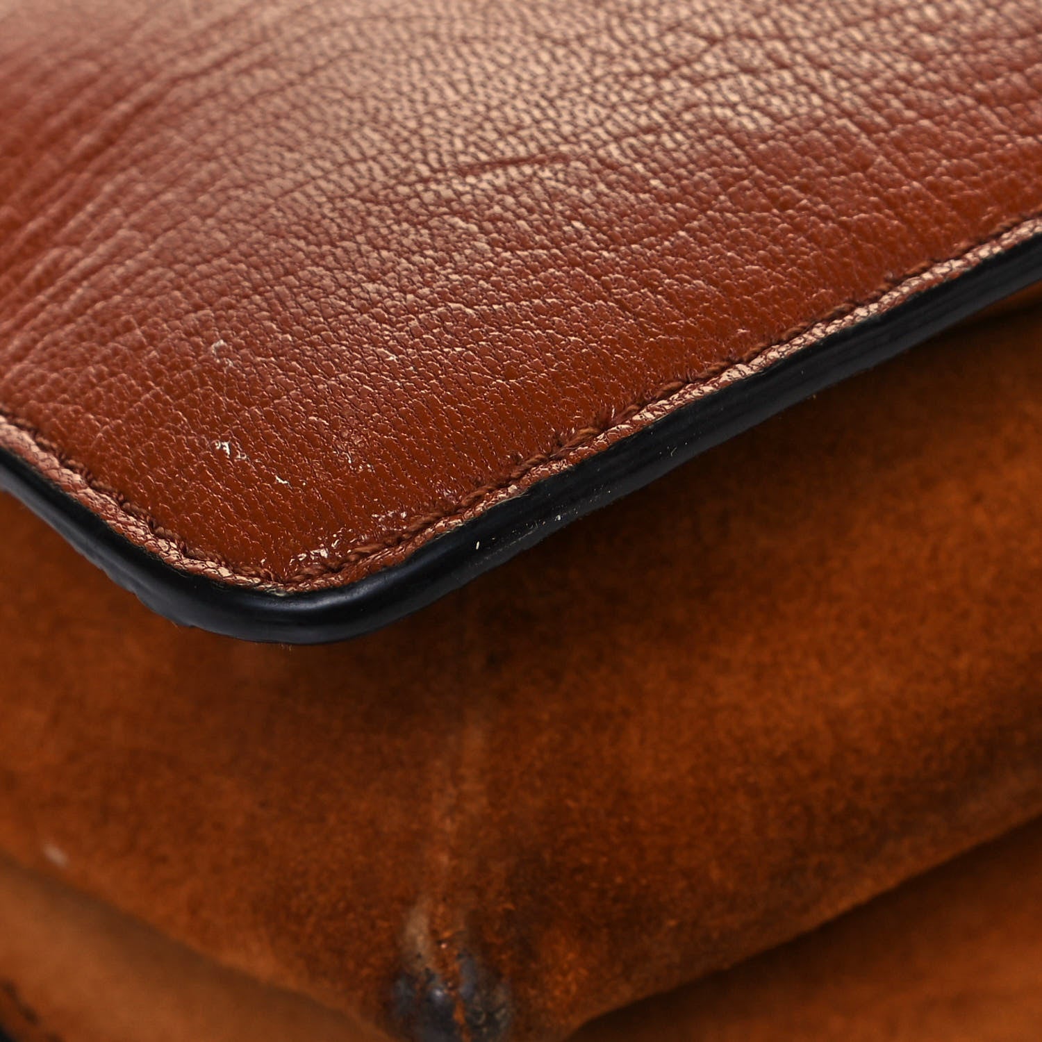 Givenchy Goatskin Suede Cross 3 Crossbody Bag Chestnut 9 of 19
