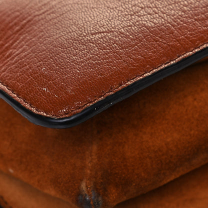 Givenchy Goatskin Suede Cross 3 Crossbody Bag Chestnut 9 of 19