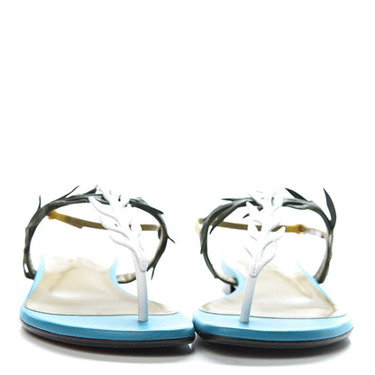 Hermes Calfskin Myrthe Sandals 37 2 of 9