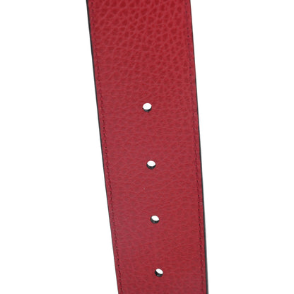 Gucci Calfskin 1973 Reversible Belt 85 34 Black Red 5 of 5