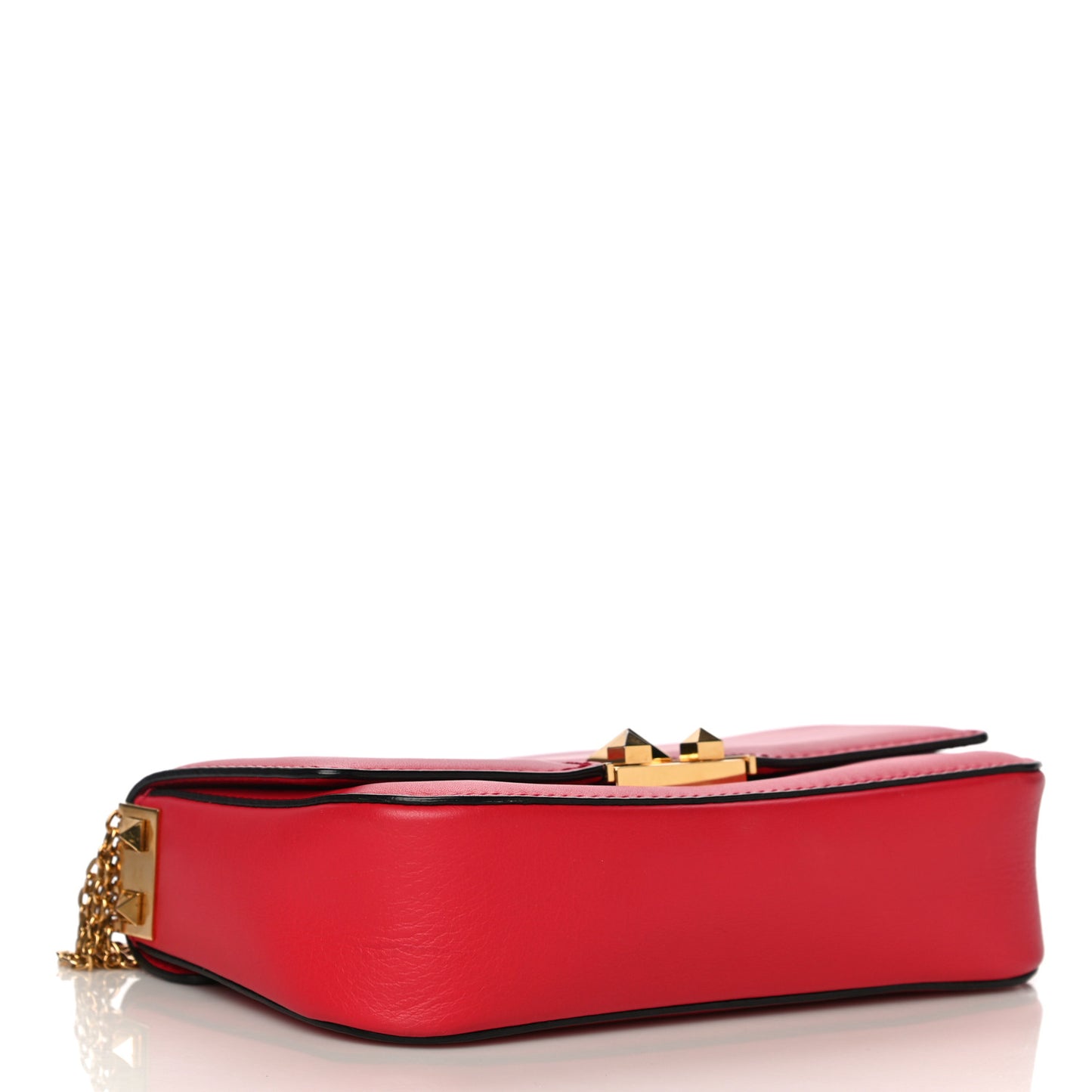 Vitello Multichain Shoulder Bag Red