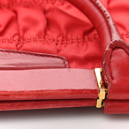 Prada Tessuto Nylon Gaufre Tote Rosso 19 of 19
