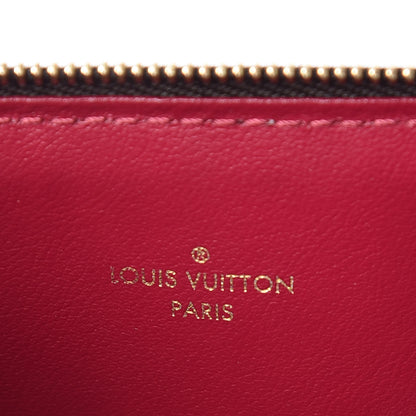 Louis Vuitton Monogram Felicie Chain Wallet Zippered Insert Fuchsia 6 of 6